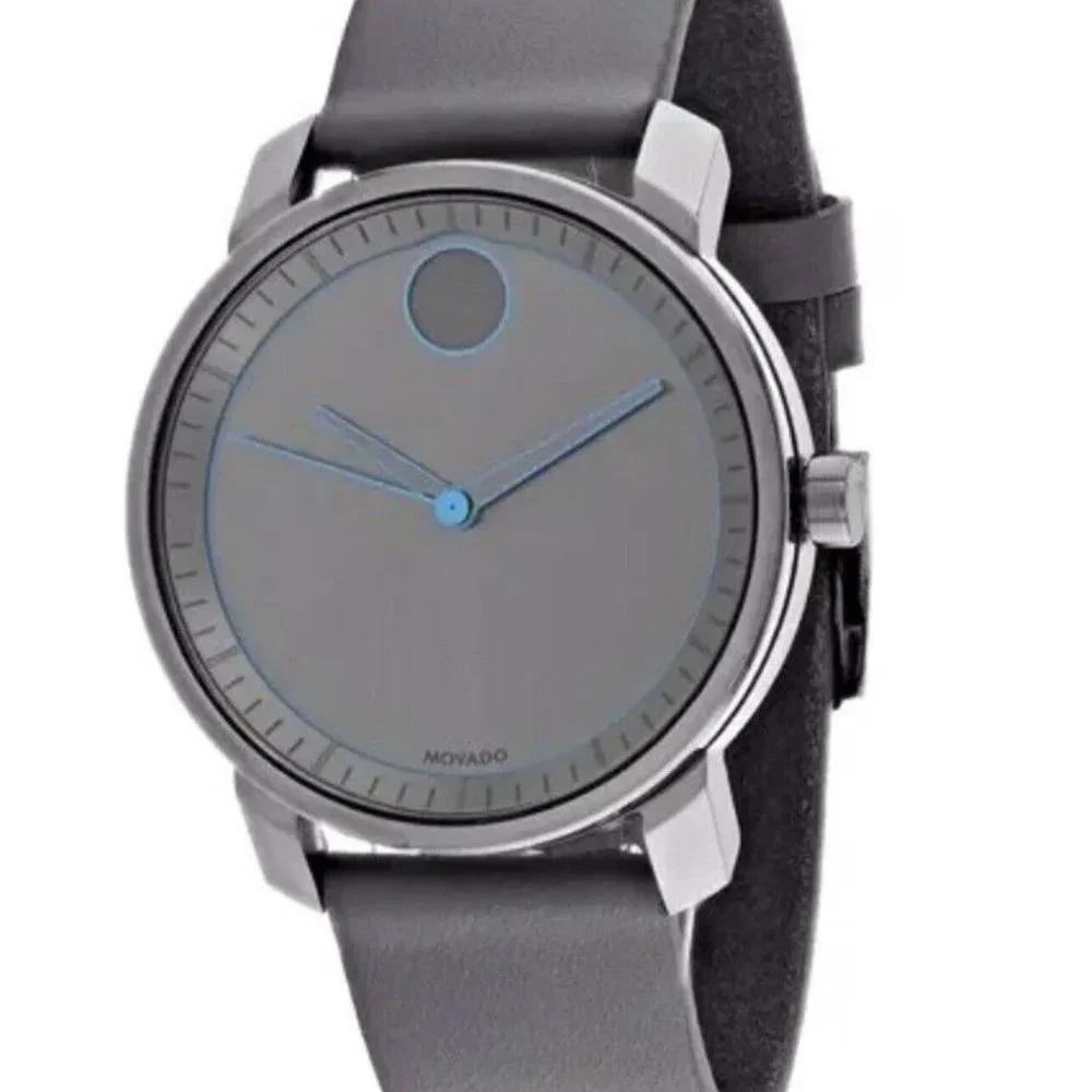 SALE! Movado 40mm Men's Blue Accent Watch! Stunning